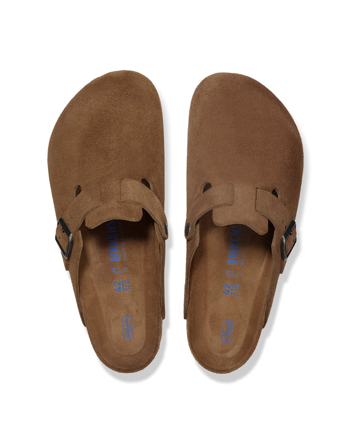 Boston Suede Leather Dark Tea
