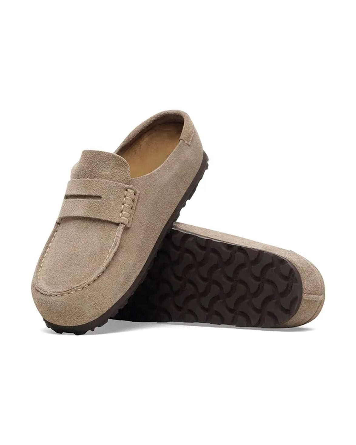 Naples Wrapped Suede Leather Taupe