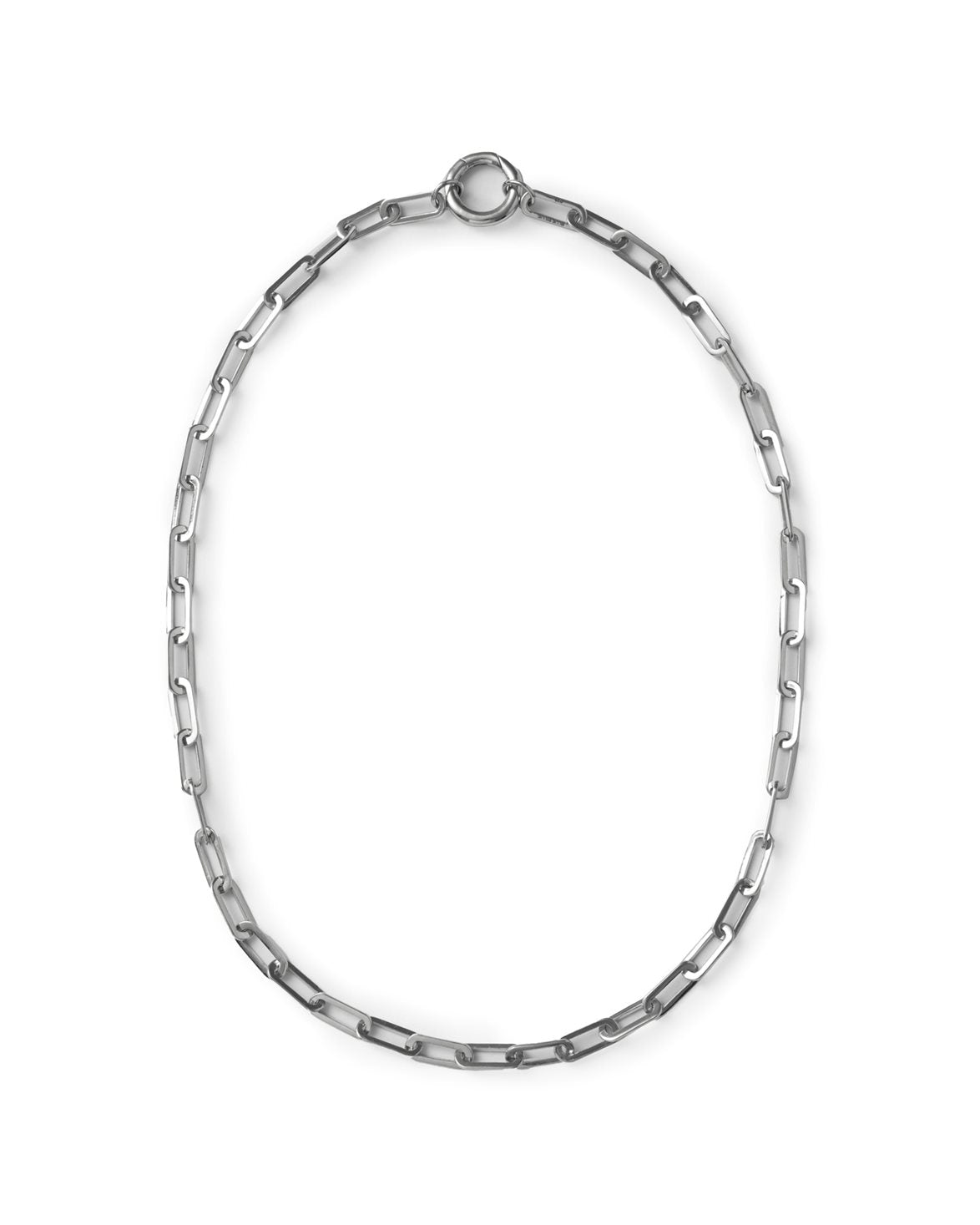 Fat Collect Necklace Silver