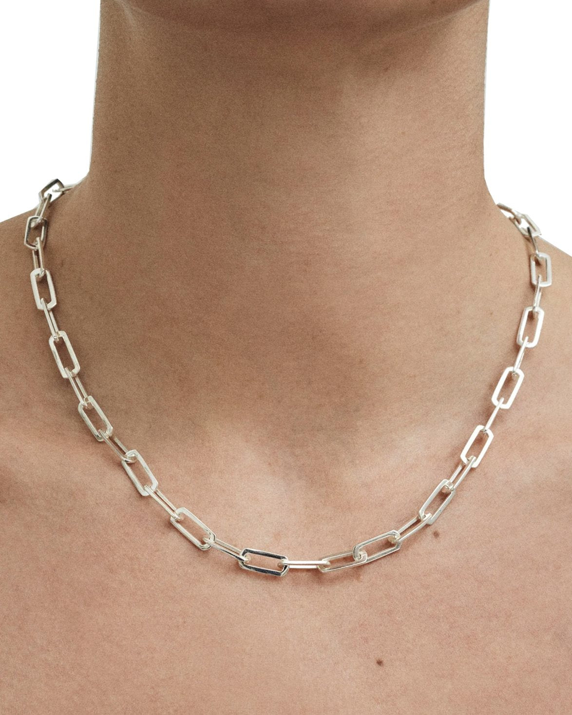 Fat Collect Necklace Silver