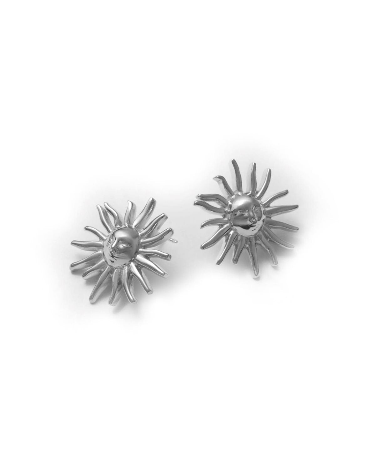 Helios Earrings Silver
