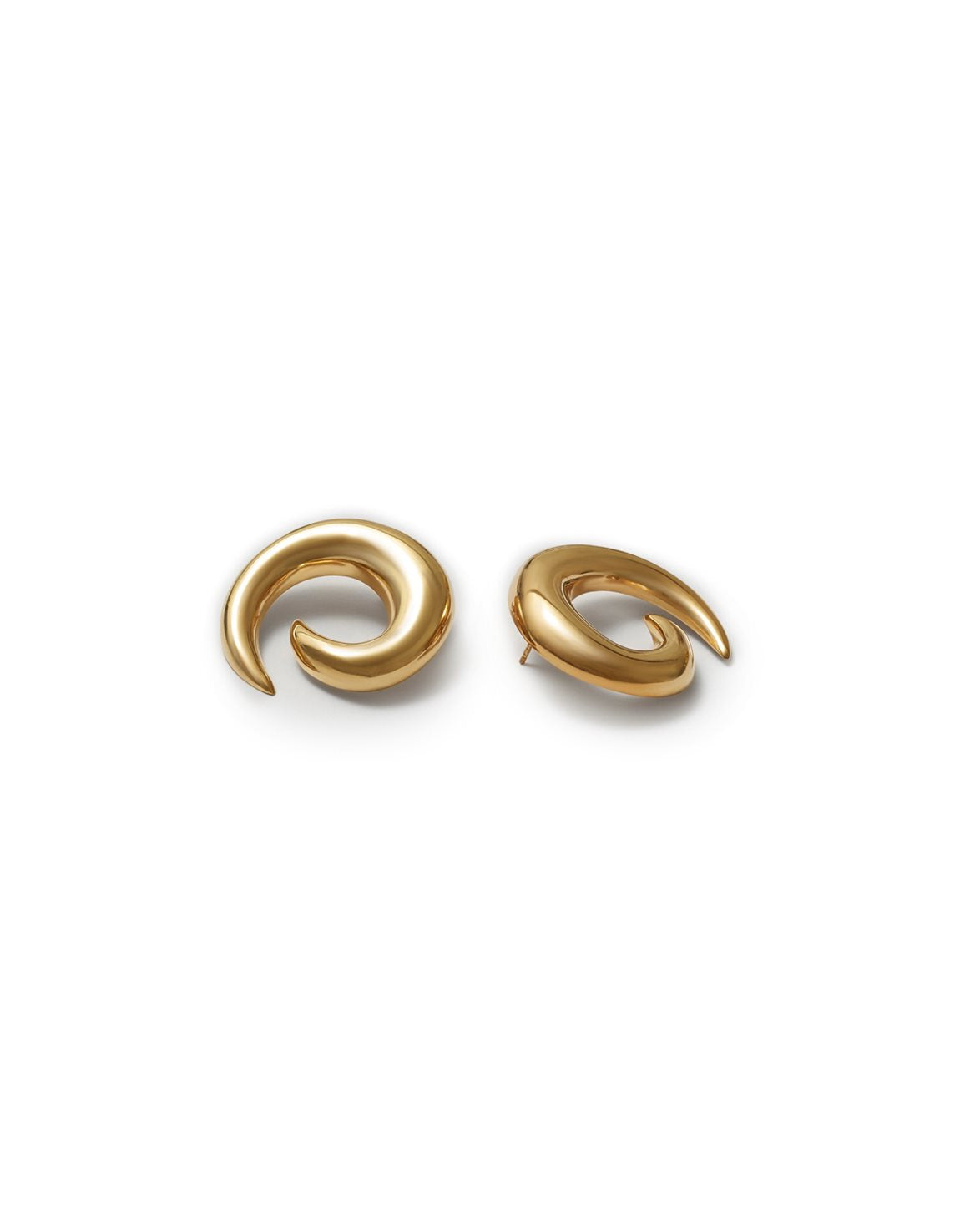 Mini Saturn Earrings Gold
