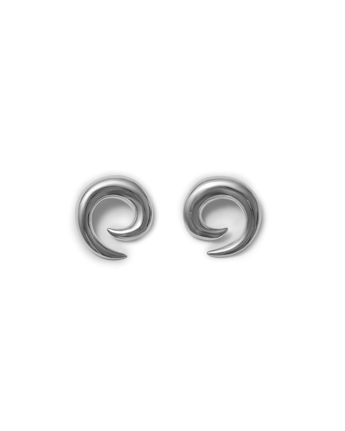 Mini Saturn Earrings Silver