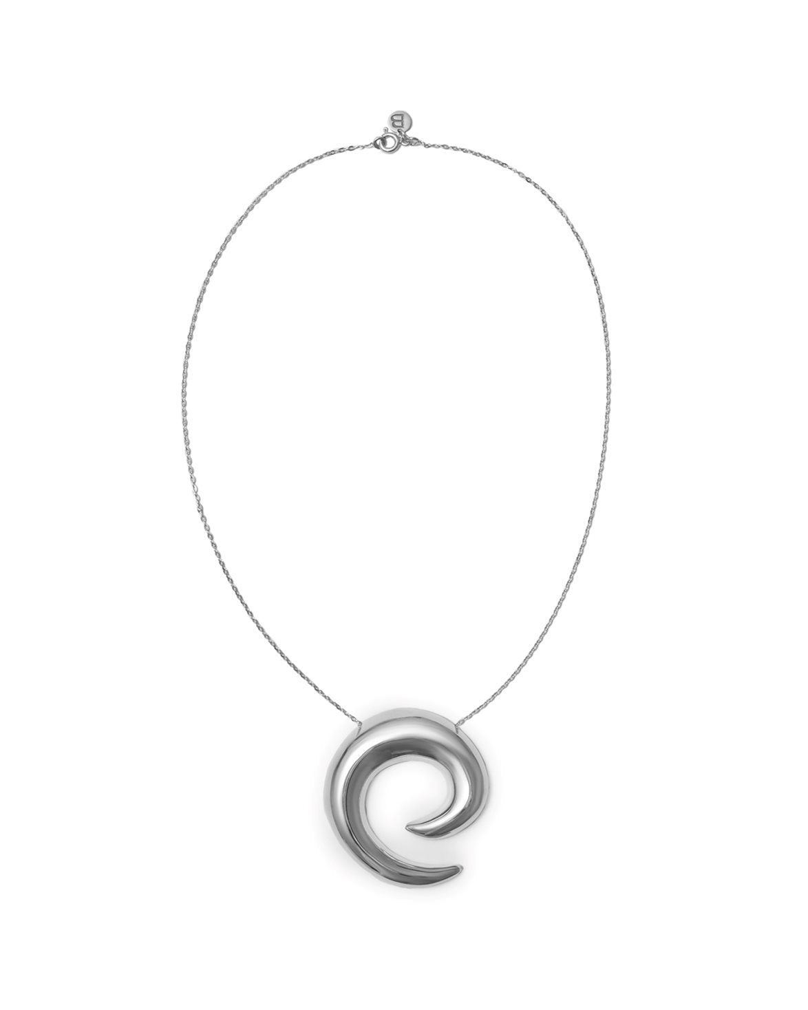 Mini Saturn Necklace Silver
