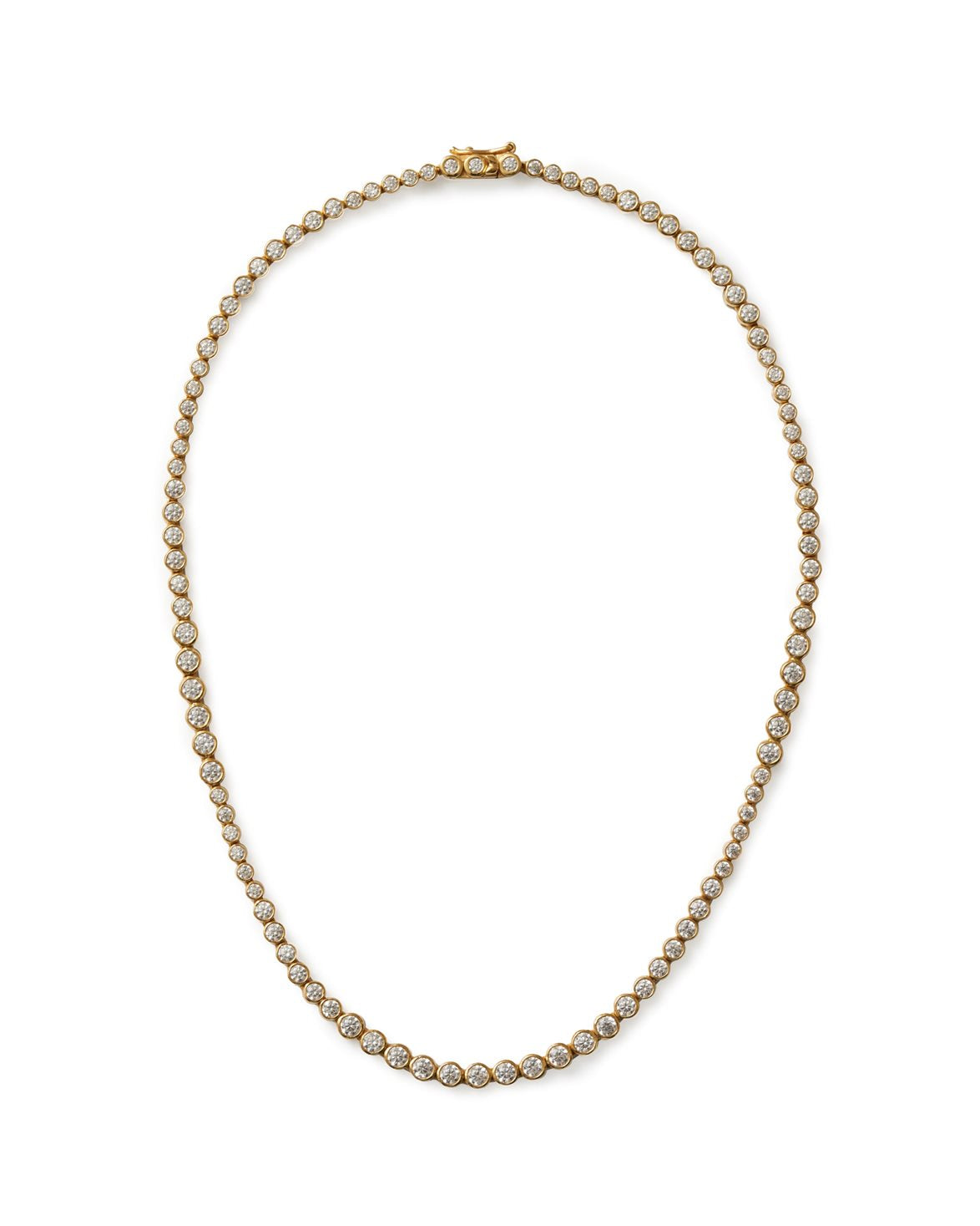 Row Necklace Gold