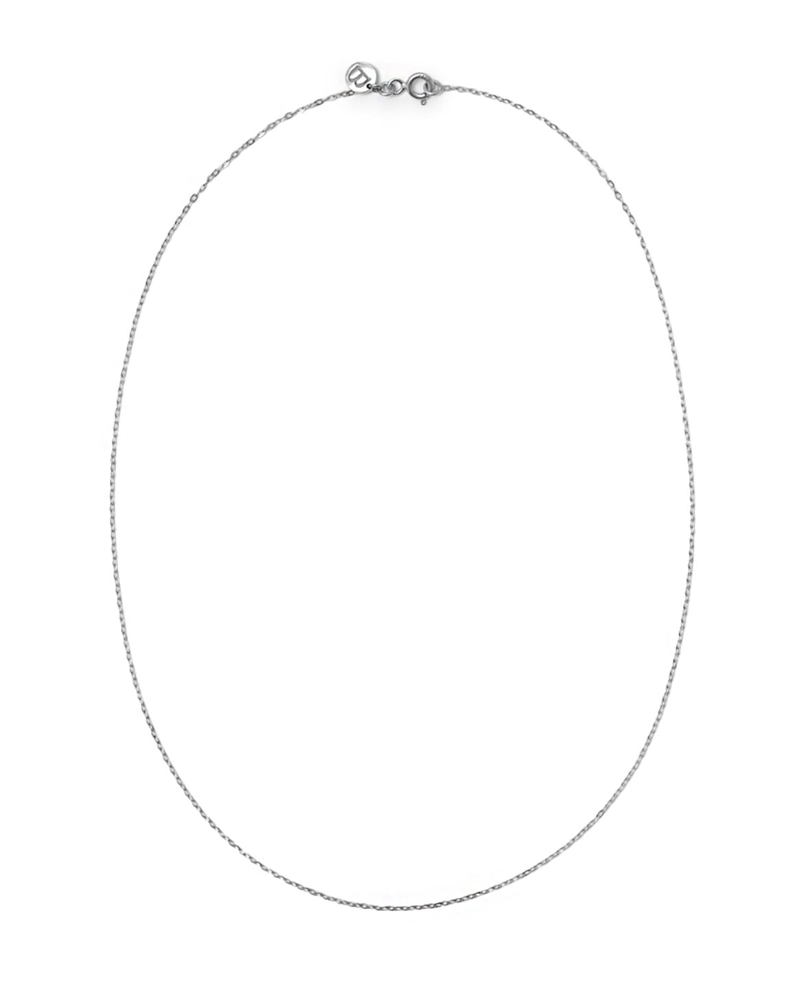 Thin Chain Necklace Silver