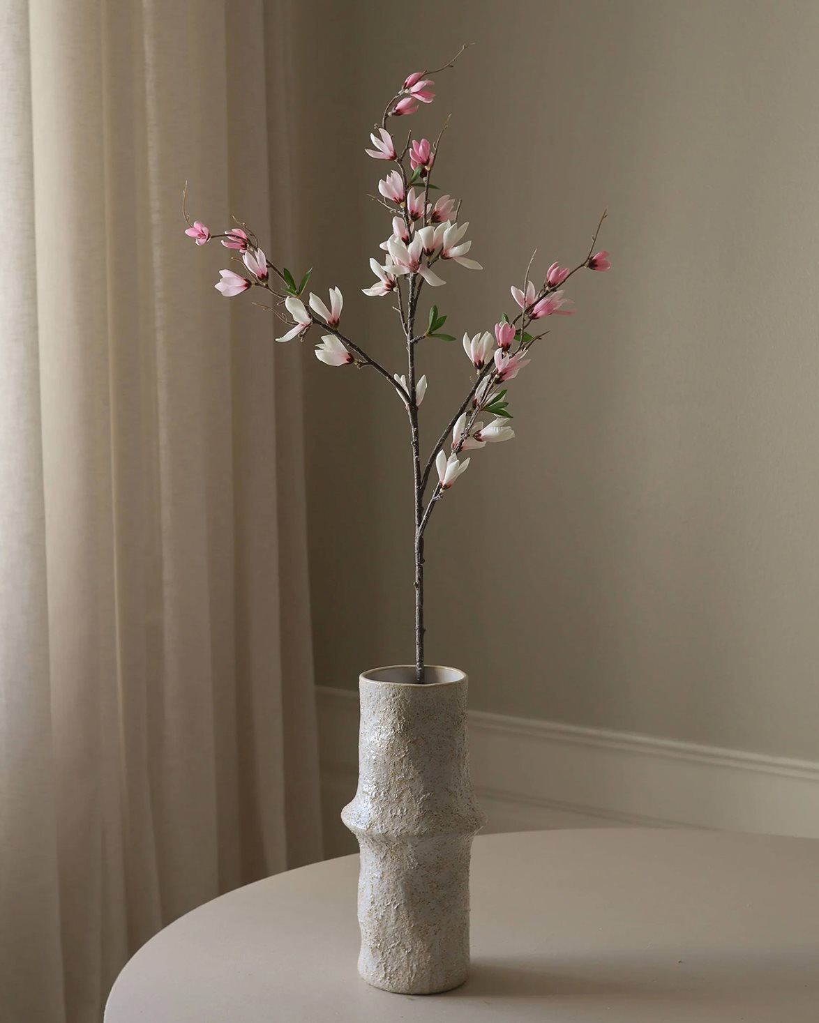 Star Magnolia Branch Pink