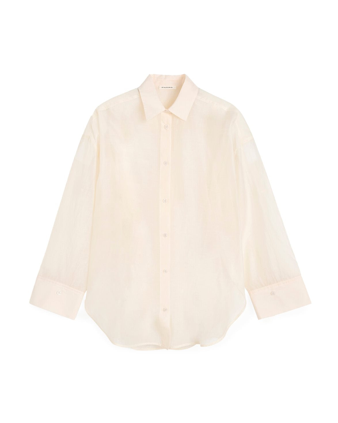 Derris Soft Organza Shirt Soft White