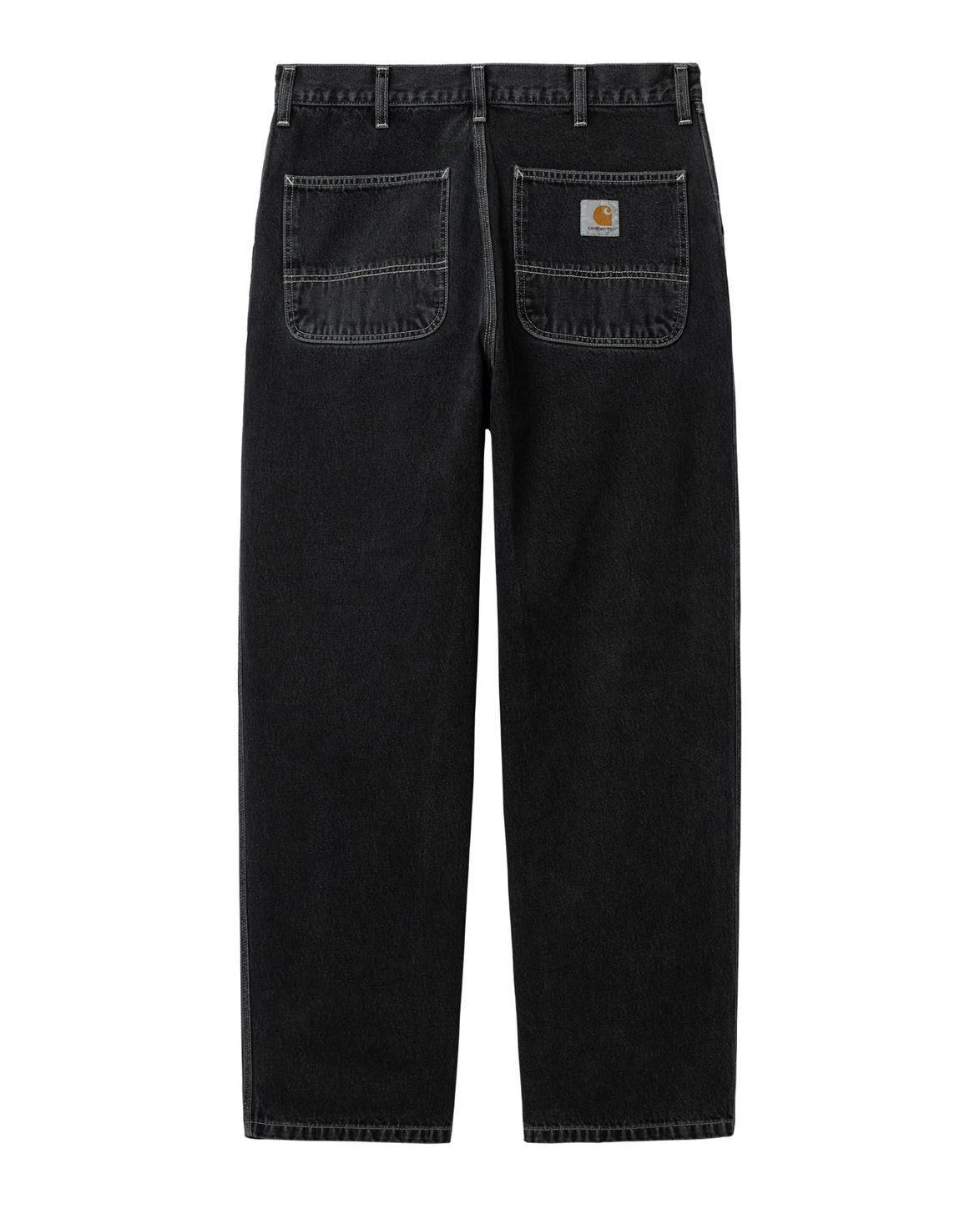 Simple Pant Denim Black Heavy Stone Wash