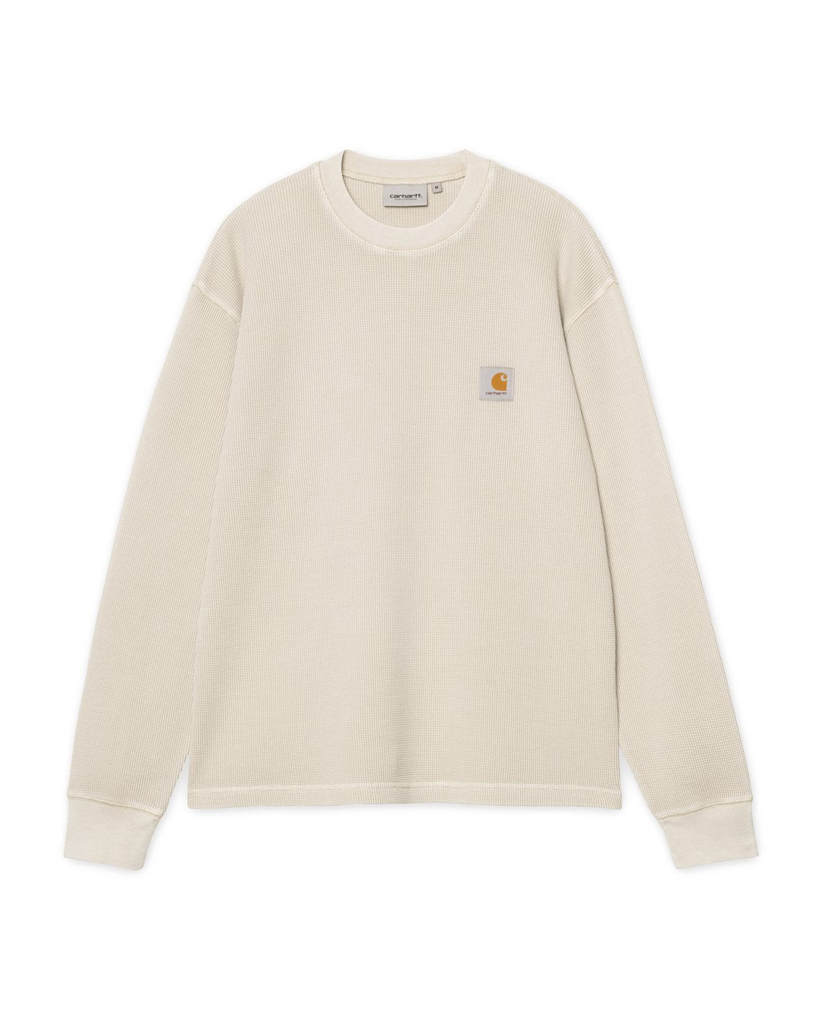 Vista Waffle Long Sleeve T-Shirt Fleur De Sel Garment Dyed