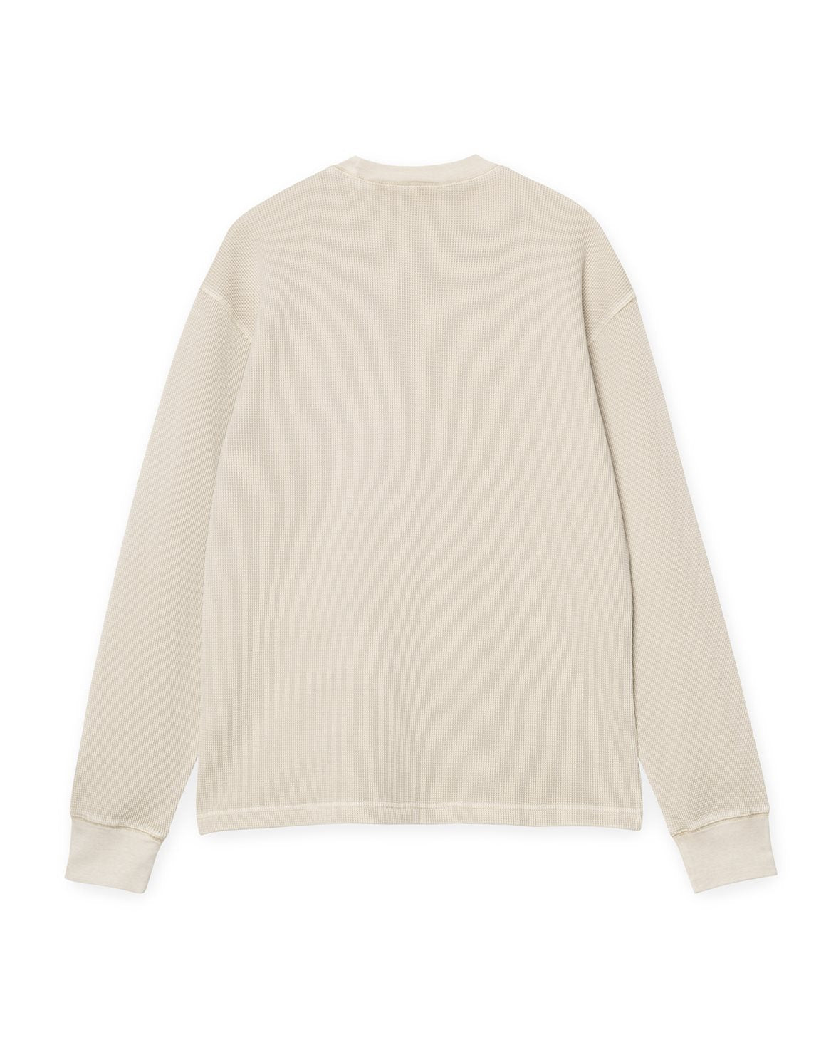Vista Waffle Long Sleeve T-Shirt Fleur De Sel Garment Dyed