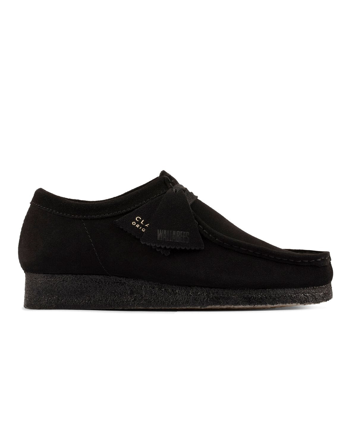 Wallabee. D Black Suede