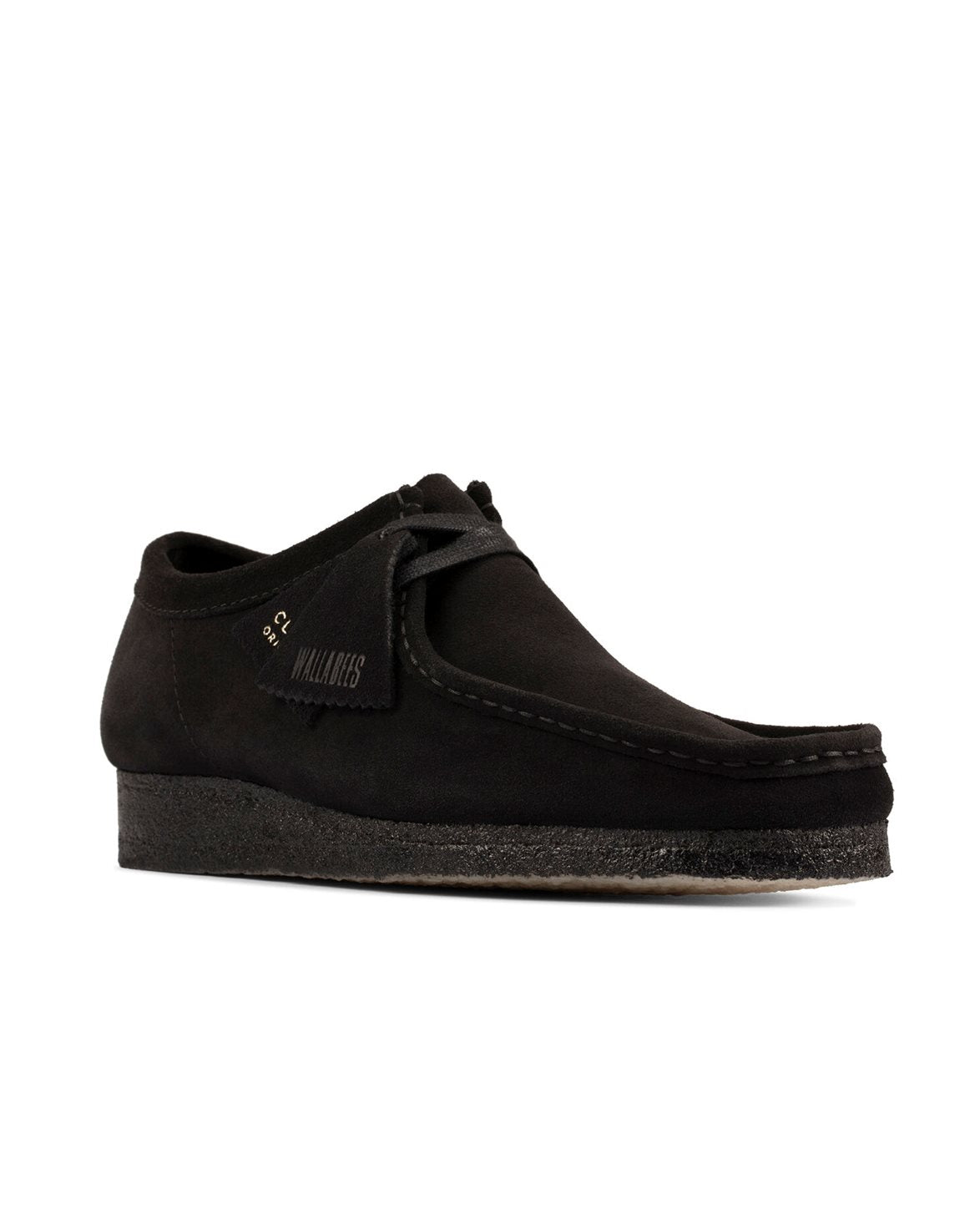 Wallabee G Black Suede