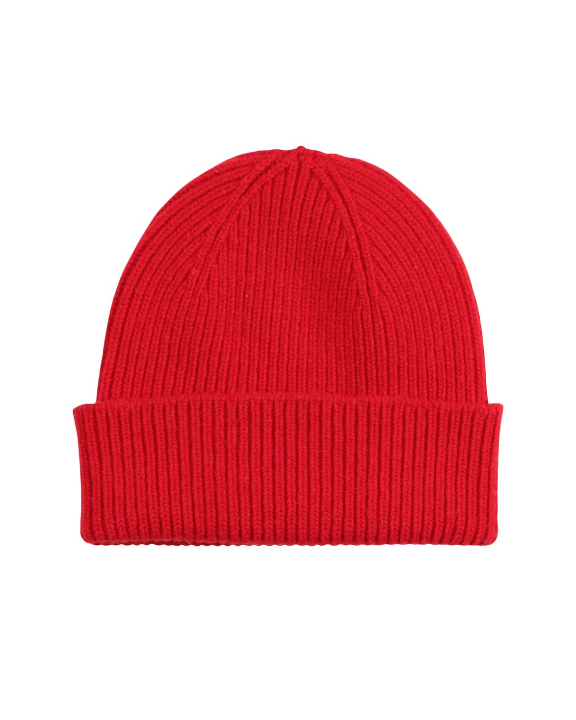 Merino Wool Beanie Scarlet Red