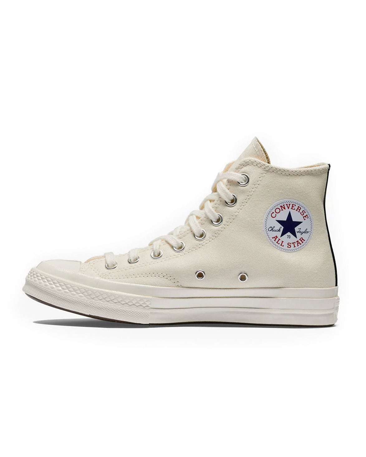 Converse Small Heart High Top Sneakers Beige
