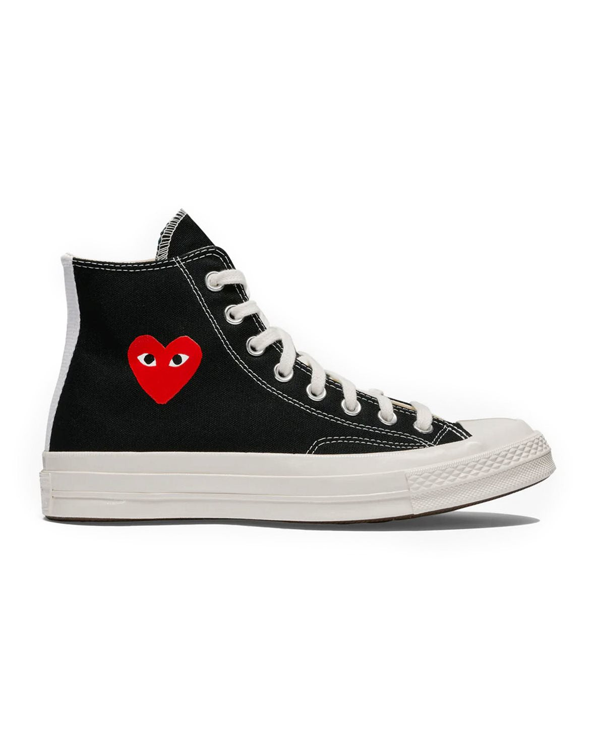 Converse Small Heart High Top Sneakers Black