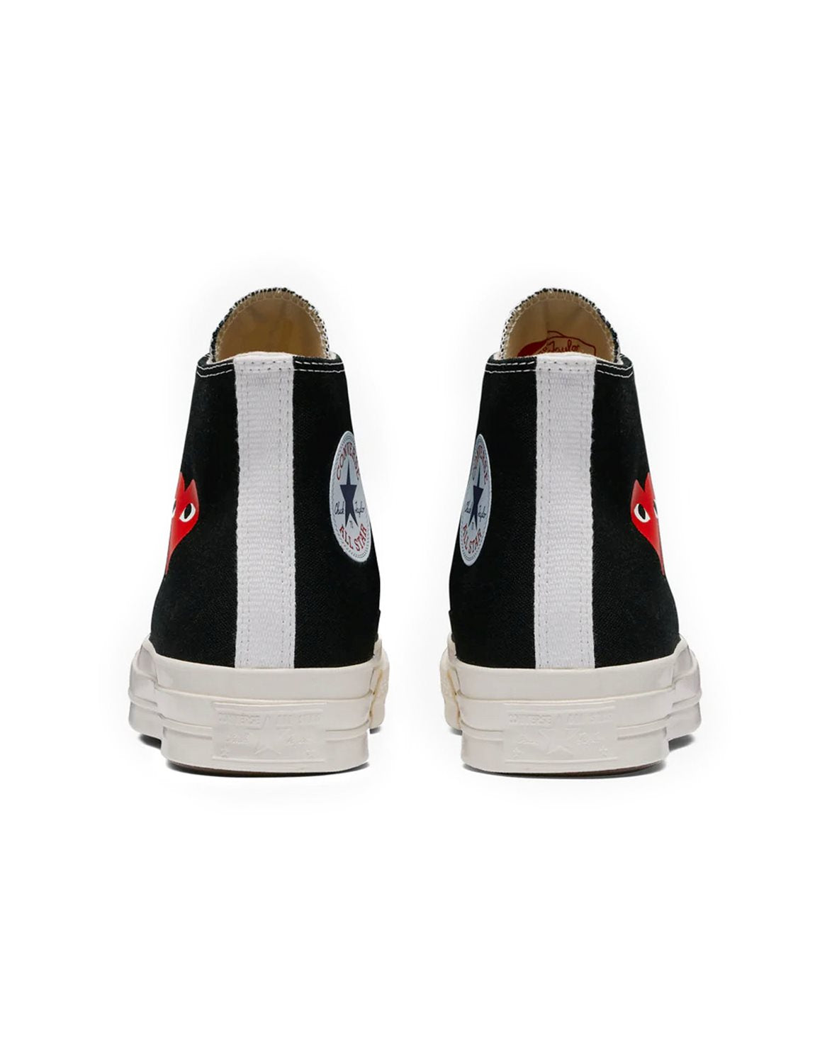 Converse Small Heart High Top Sneakers Black