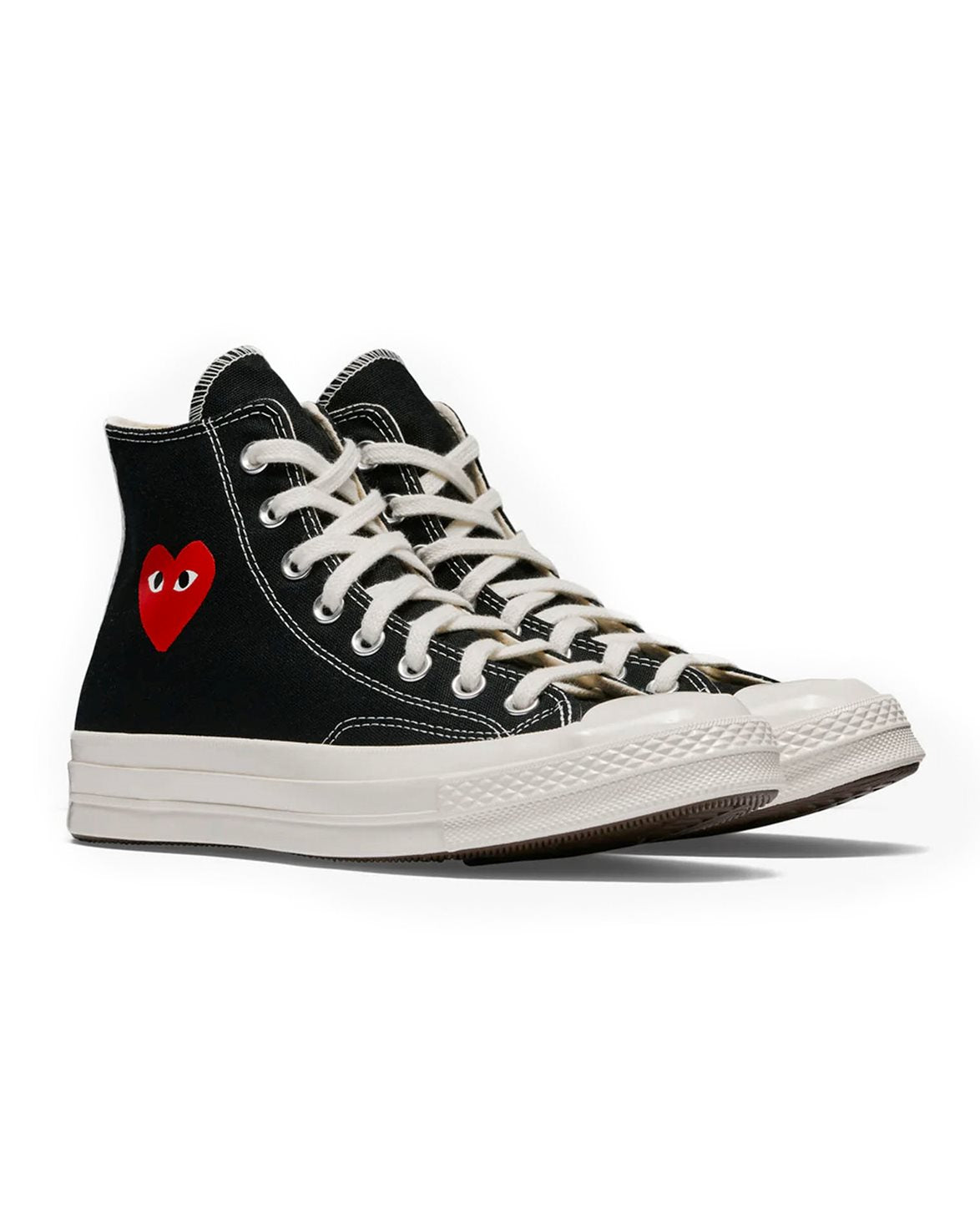 Converse Small Heart High Top Sneakers Black