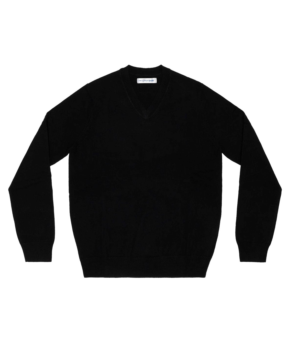 V-Neck Lambswool Sweater Black