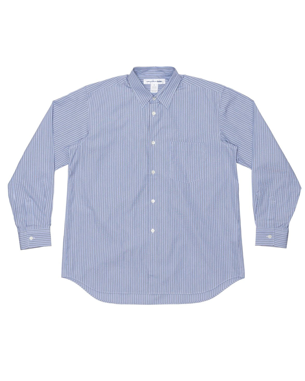 Wide Fit Cotton Shirt Stripe