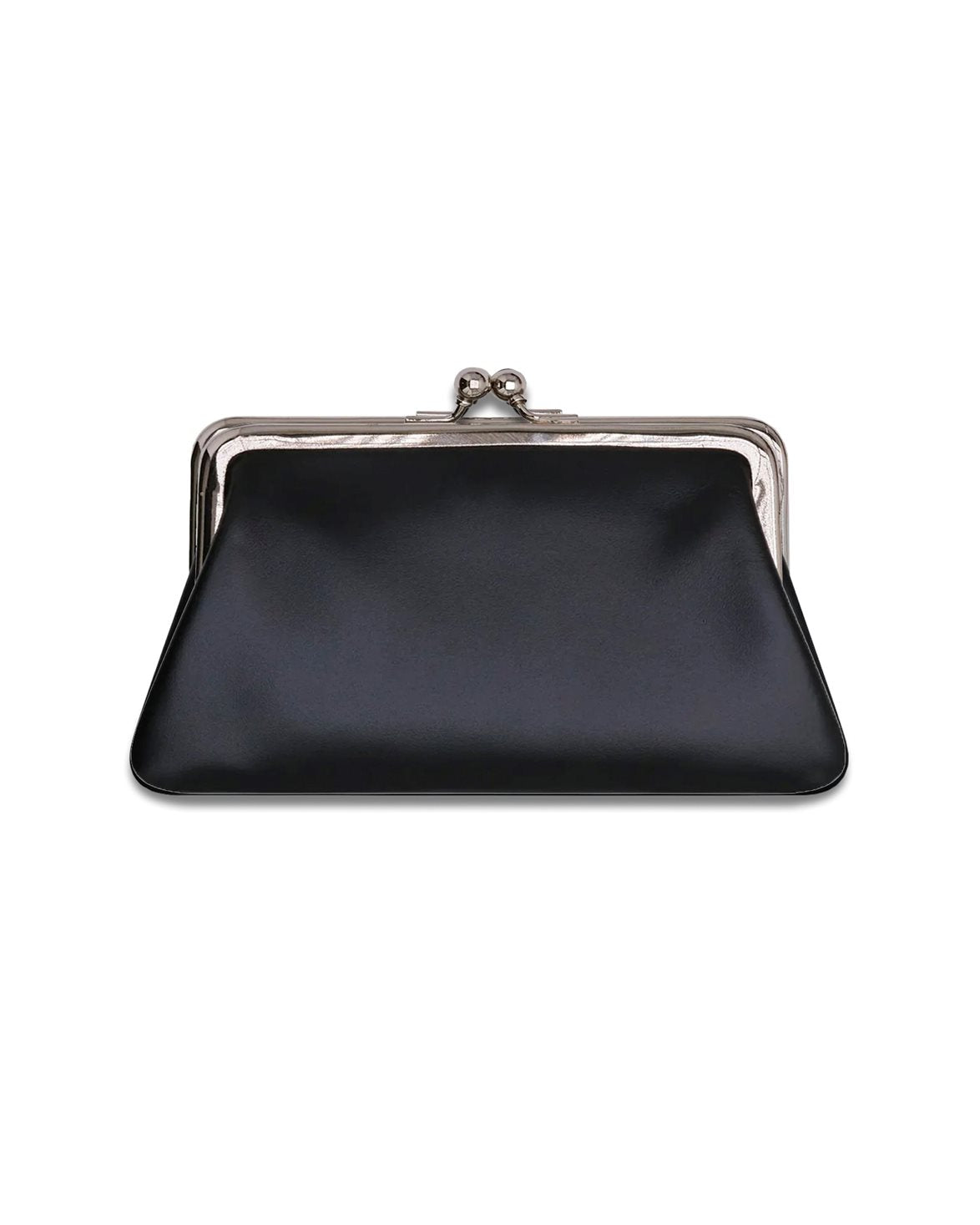 Kiss Clasp Pouch Black