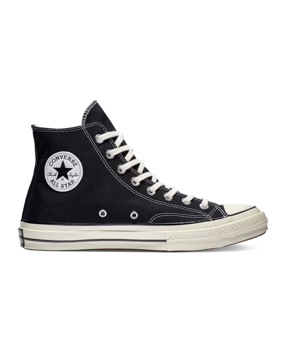 Chuck 70 Hi Black/Black/Egret