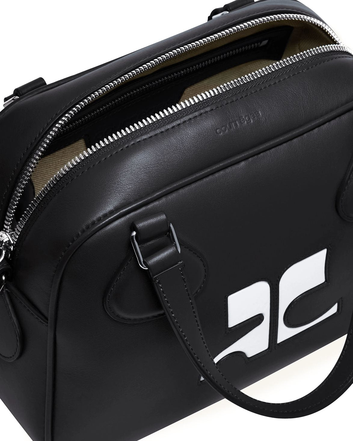 Reedition Leather Bowling Bag Black