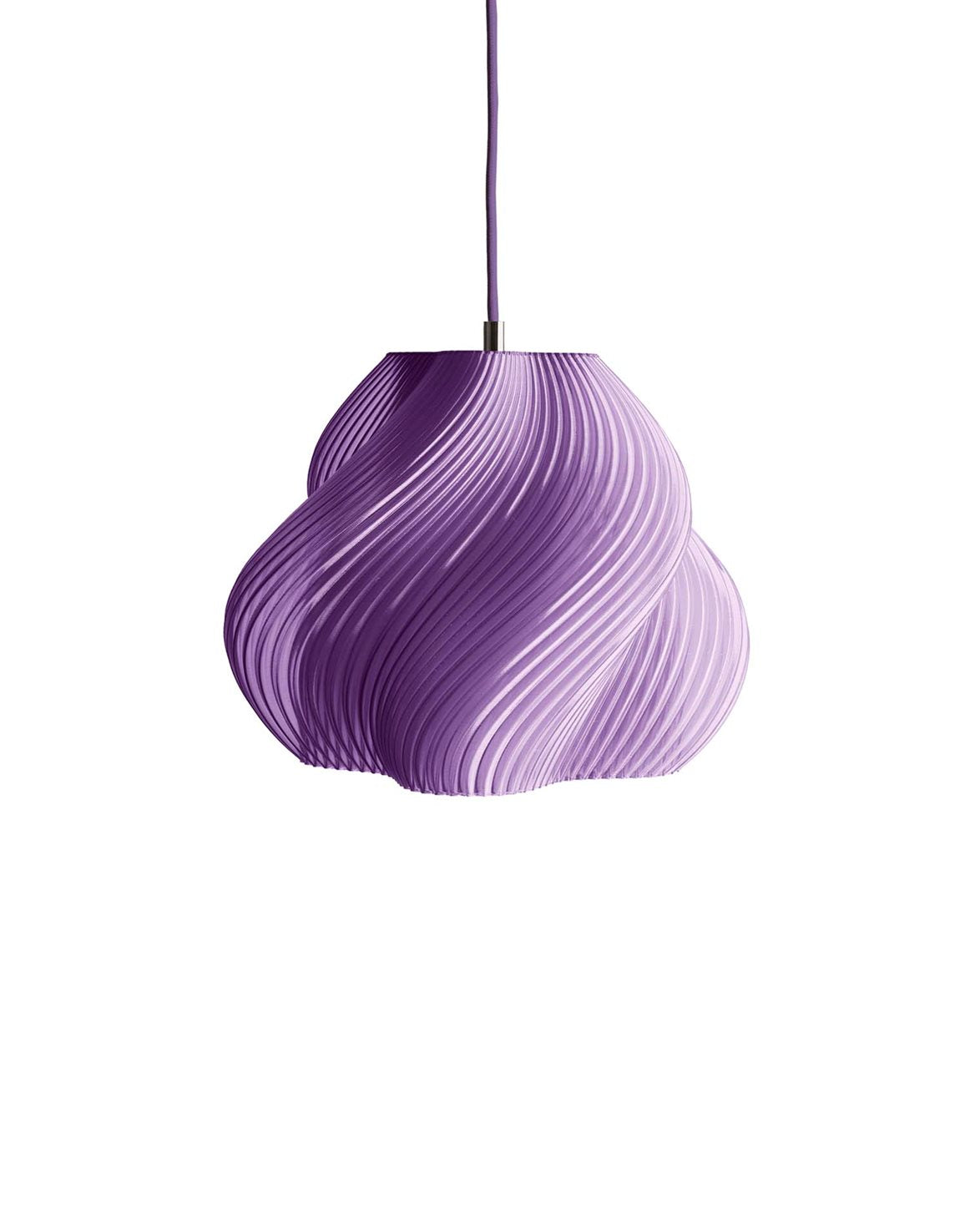 Soft Serve Pendant 02 Lavender Sorbet Brass