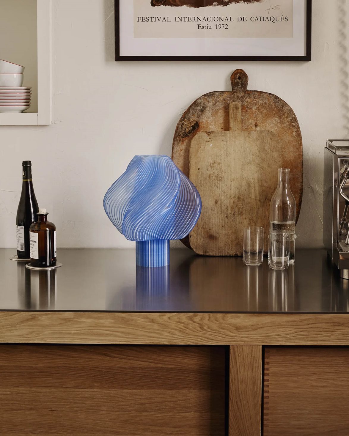 Soft Serve Table Lamp Grande Sorbet Blueberry