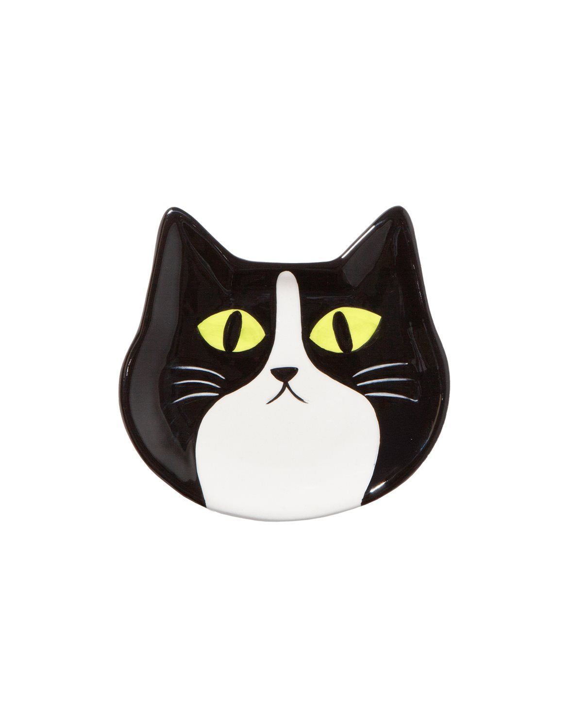 Cat Mini Trinket Tray Black