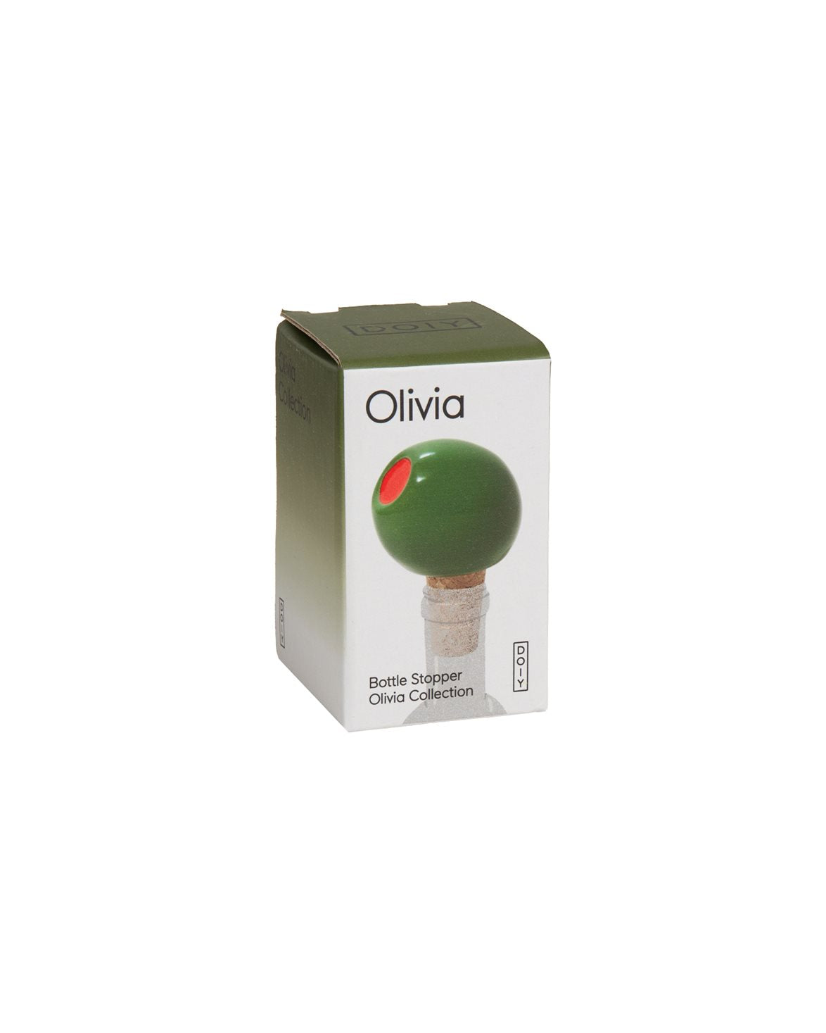 Olivia Bottle Stopper Green