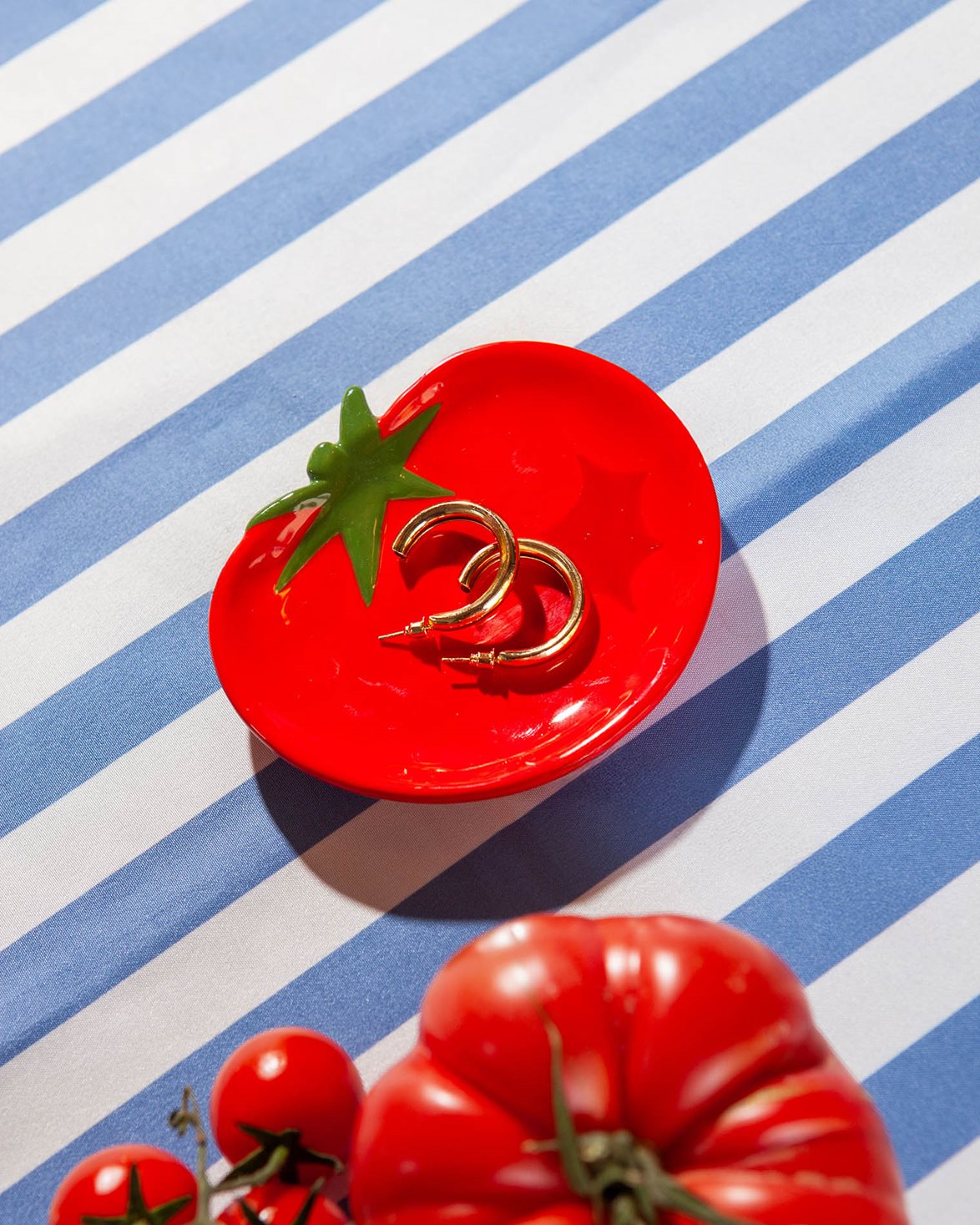 Tomato Mini Trinket Tray Red