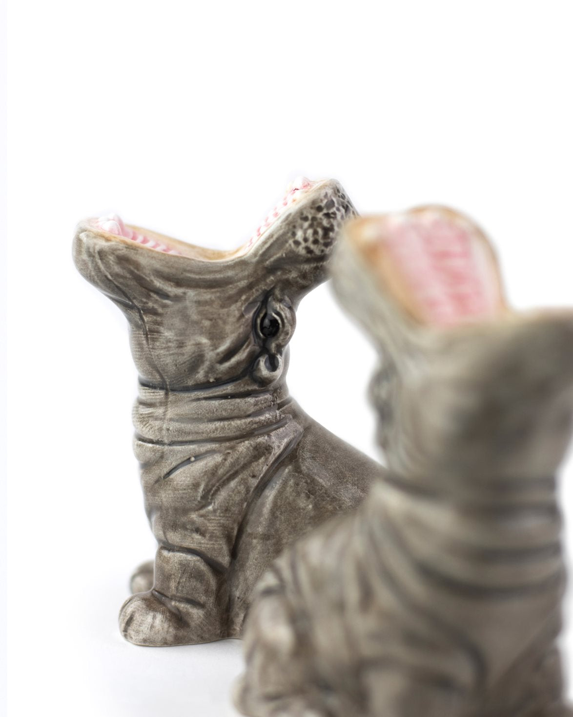 Hungry Hippos Salt & Pepper Set Grey