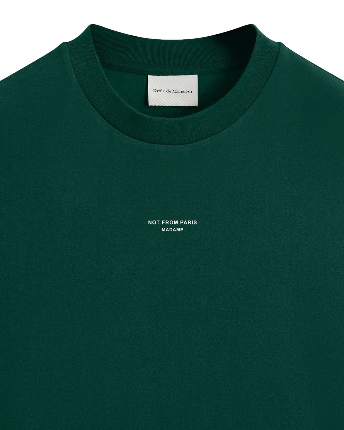 Classic Slogan T-Shirt Dark Green