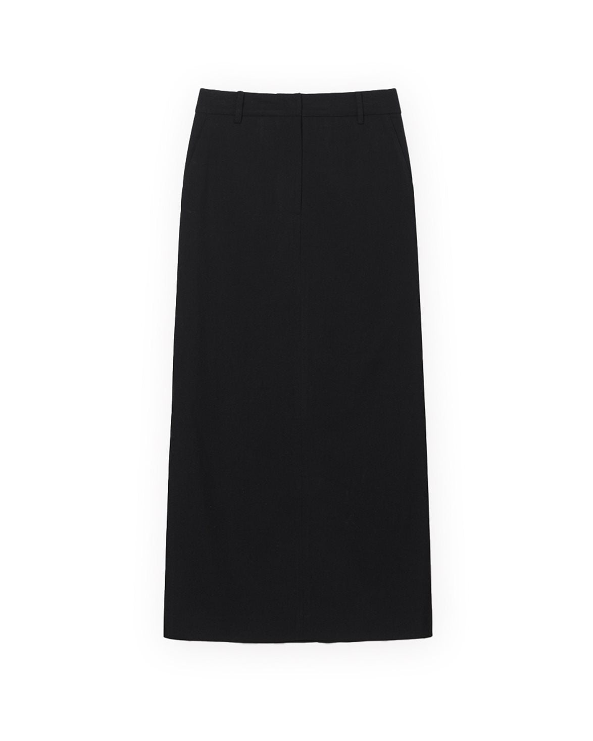 H-Line Long Skirt Black