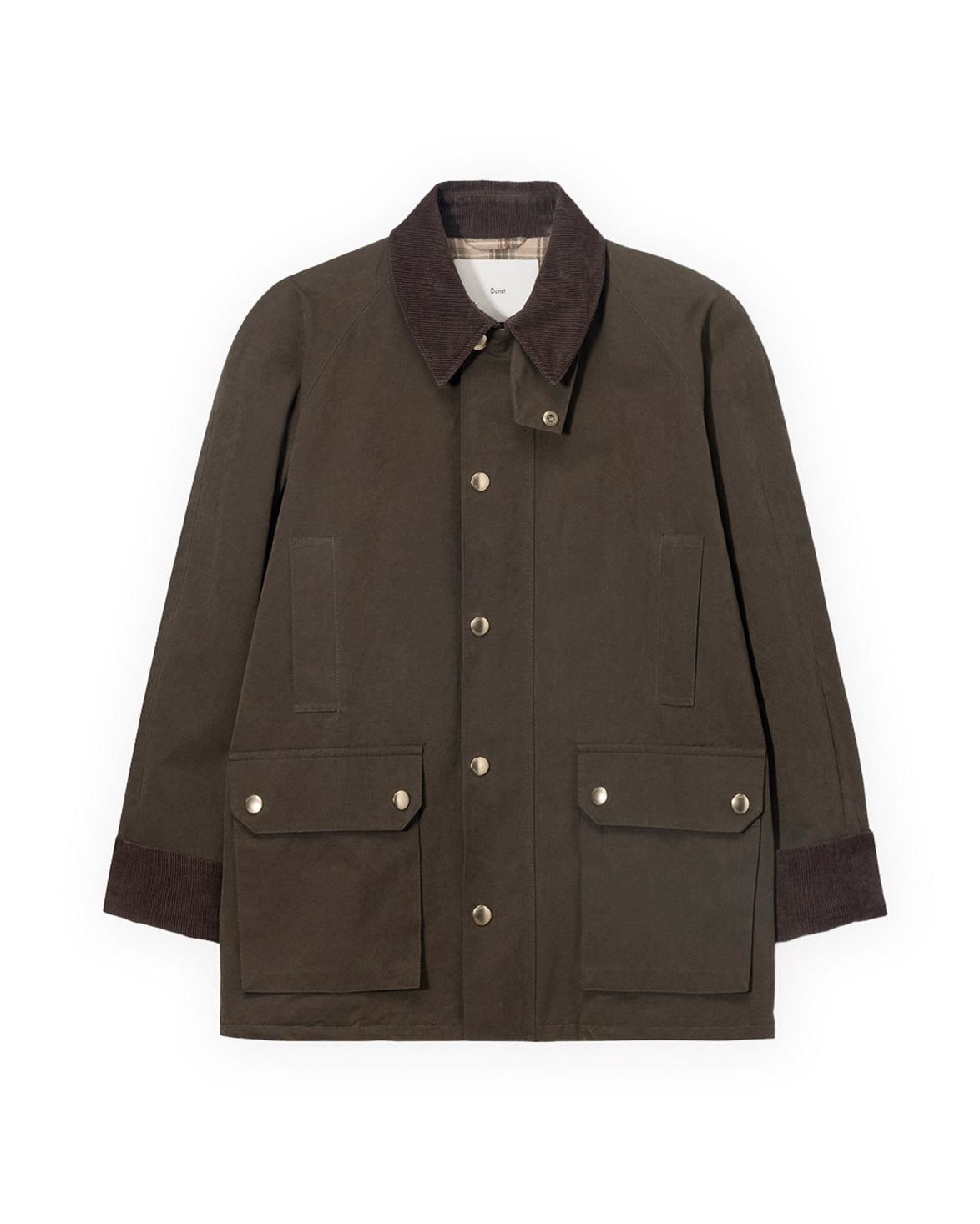 Waxed Cotton Hunting Jacket Khaki
