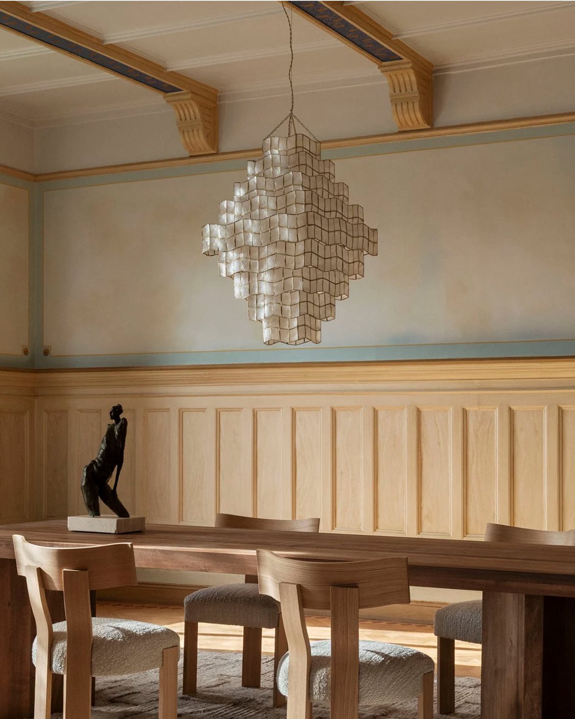 Cornelia Ceiling Lamp Capiz Shell/Brass