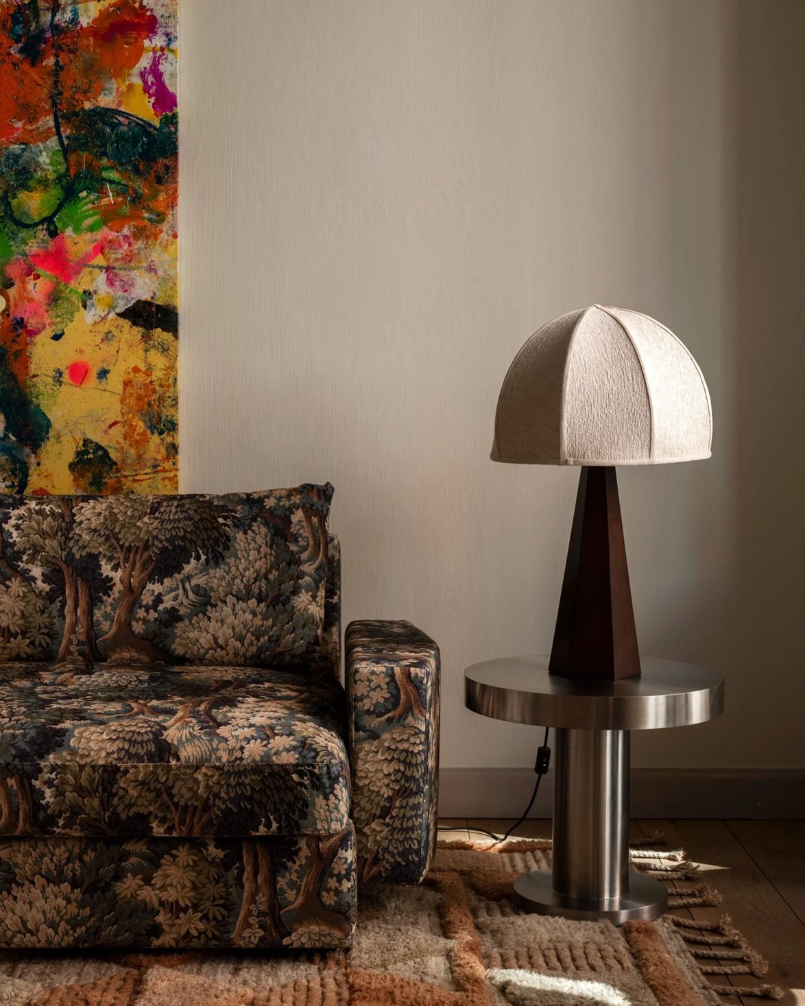 Cufflink Side Table Stainless Steel