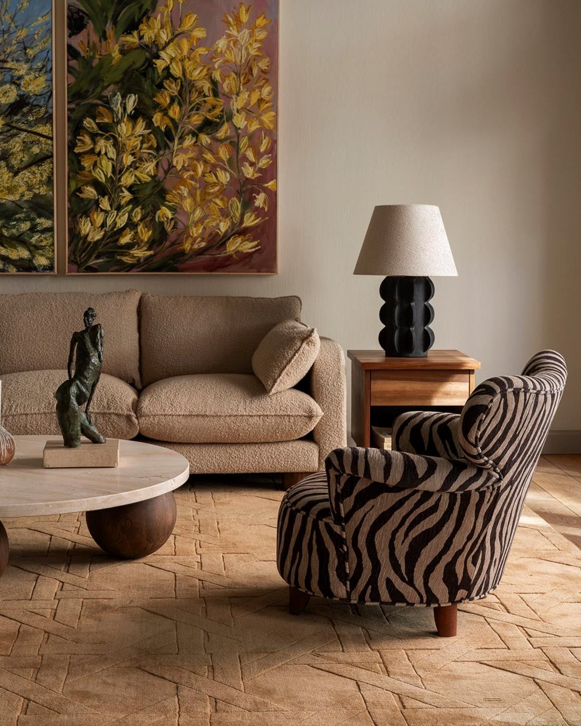 Elias Armchair Zebra