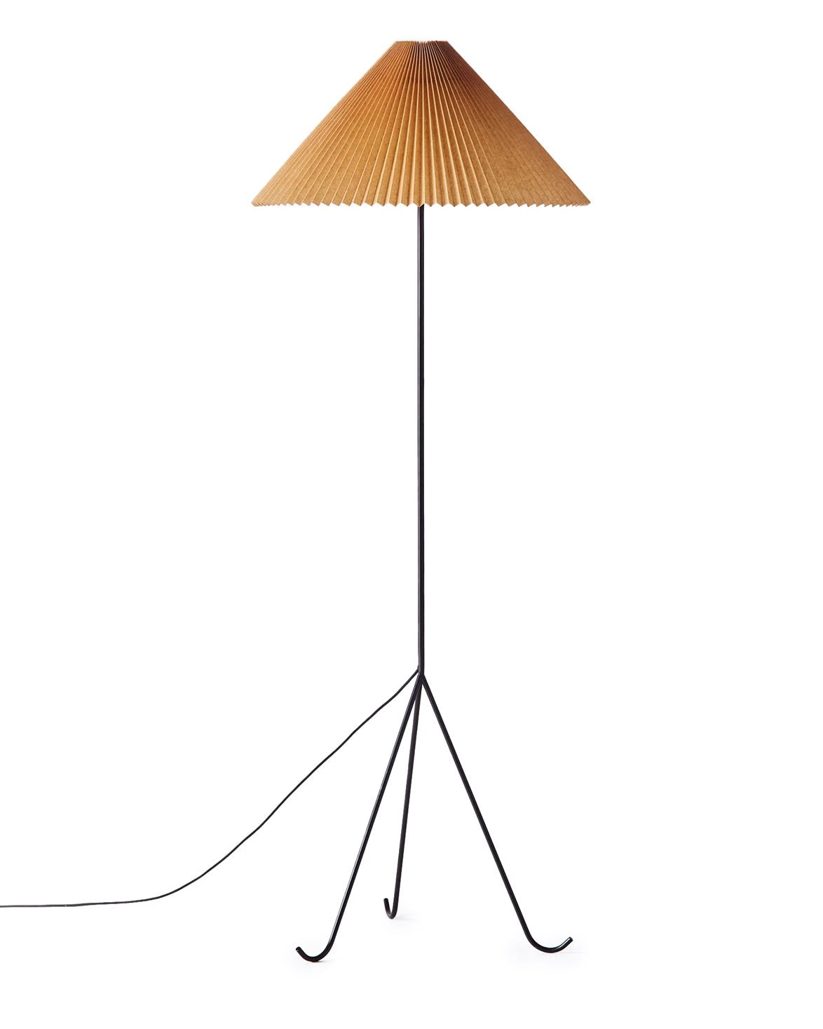 Geraldine Floor Lamp Waxed Paper/Metal