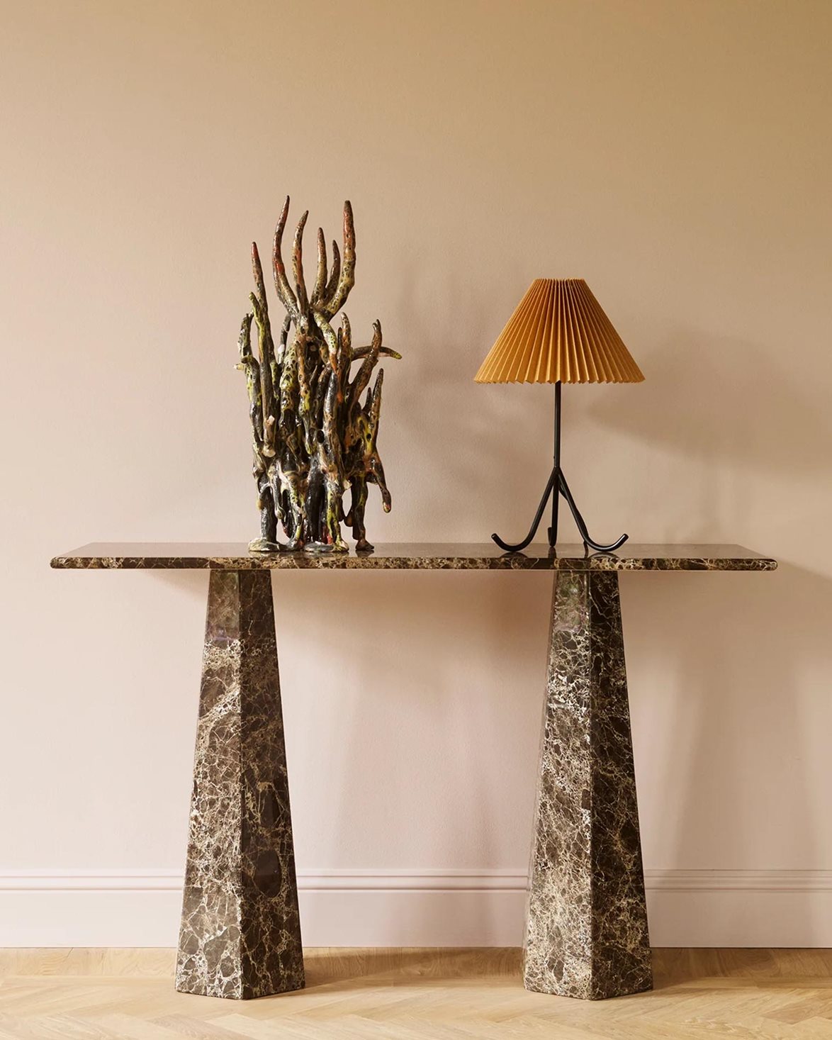 Geraldine Table Lamp Waxed Paper/Metal