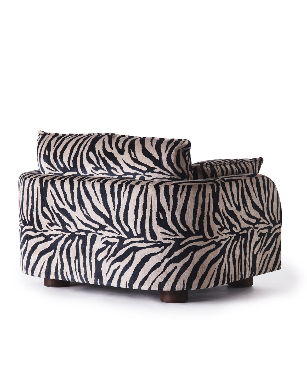 Miles Love Seat Zebra
