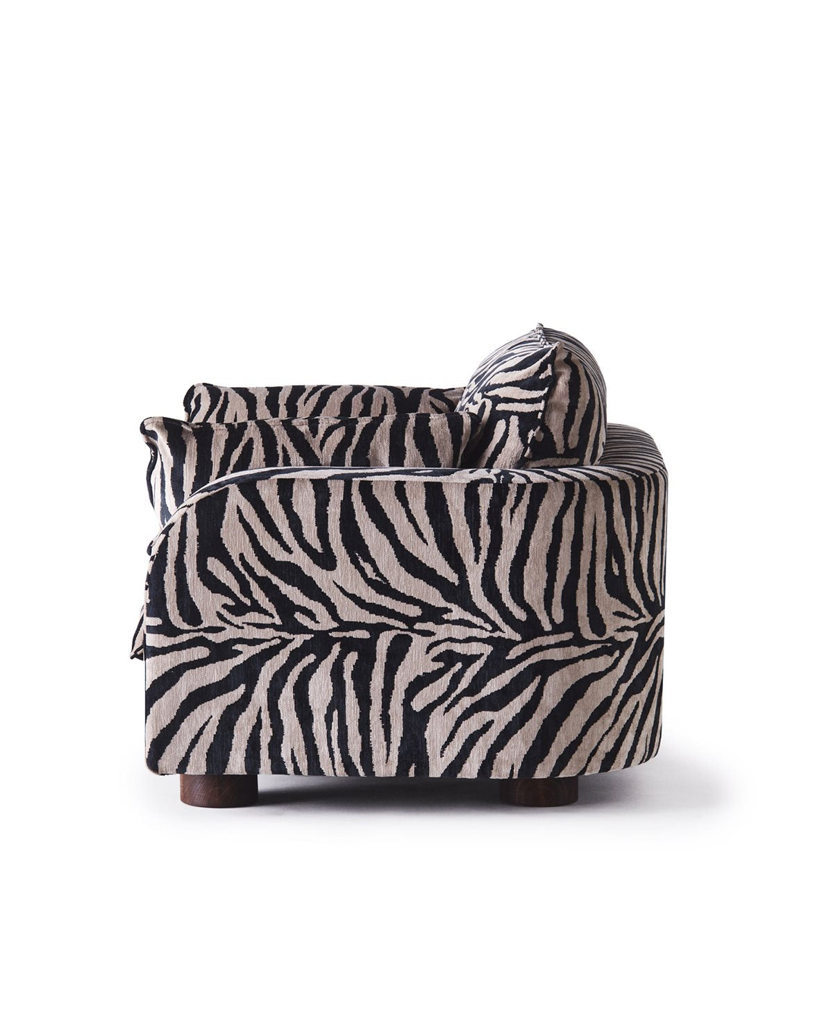 Miles Love Seat Zebra
