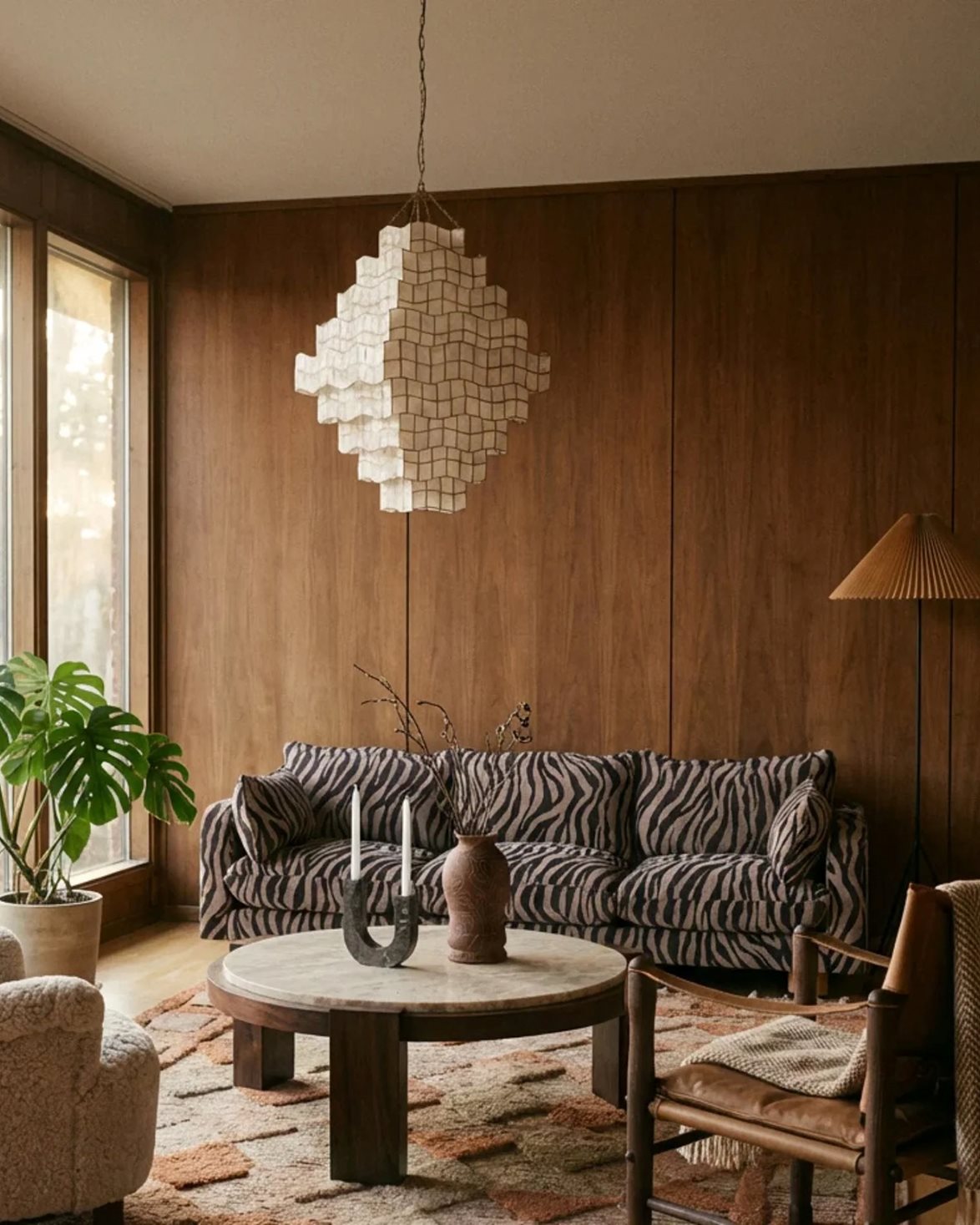 Miles Sofa Zebra