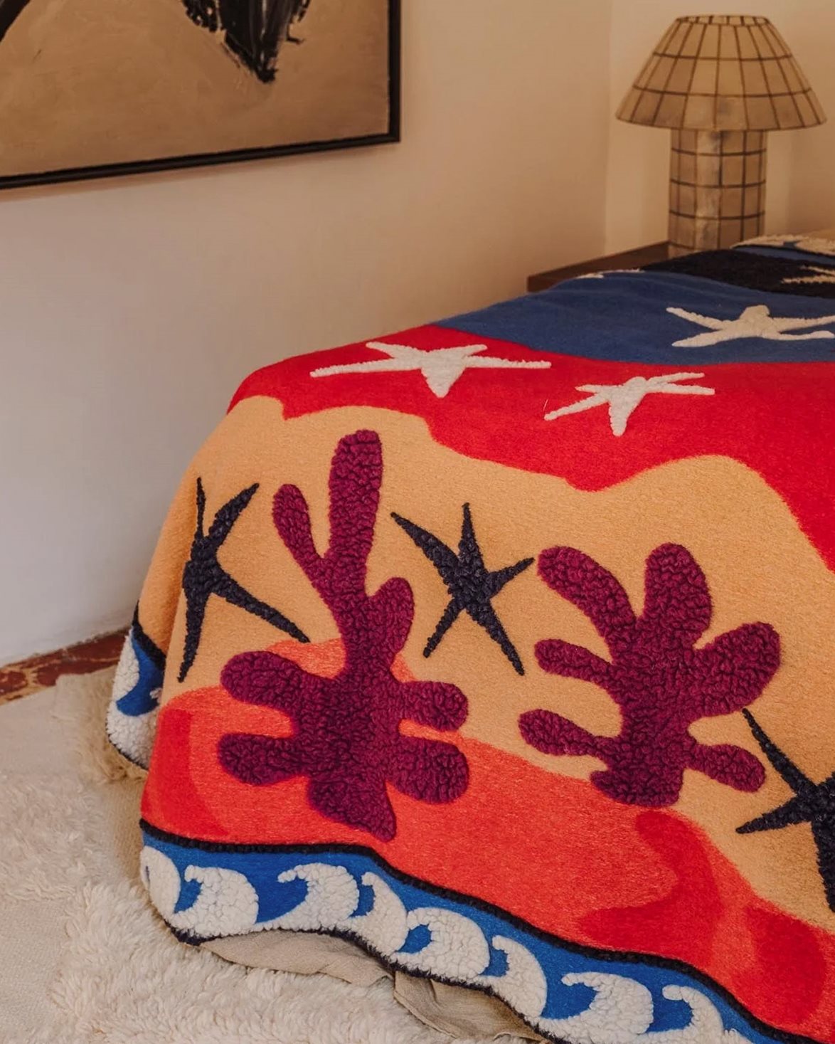 Stargazer Throw Blue/Red/Orange