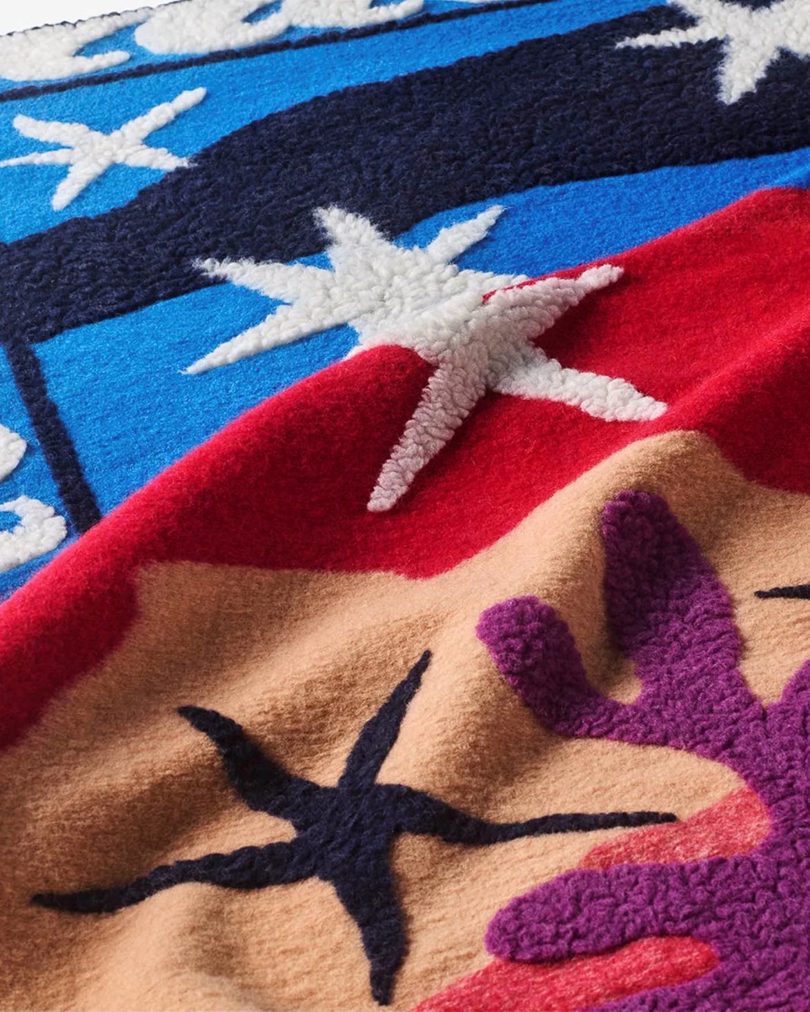 Stargazer Throw Blue/Red/Orange