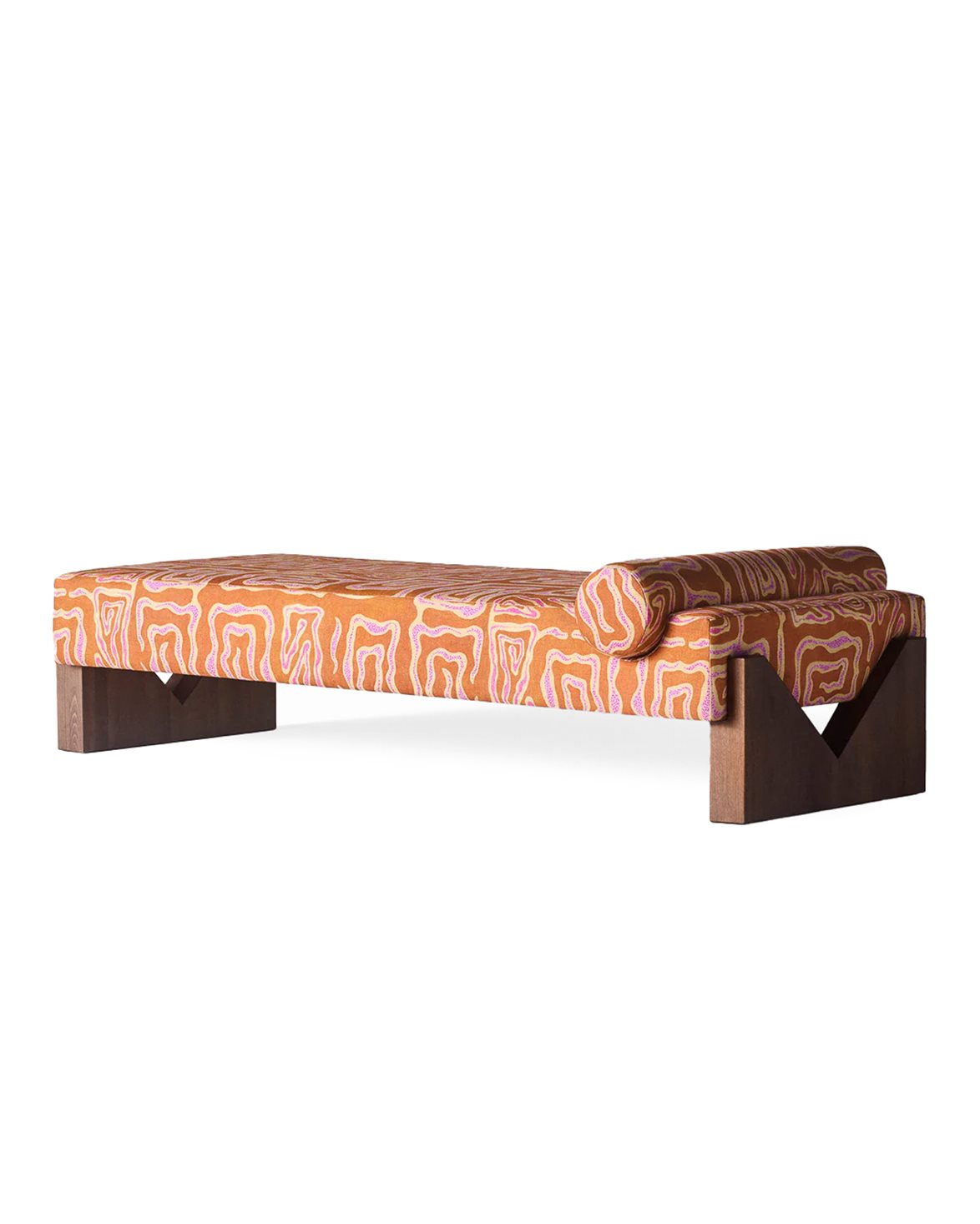 V Daybed Beaten Track Peach