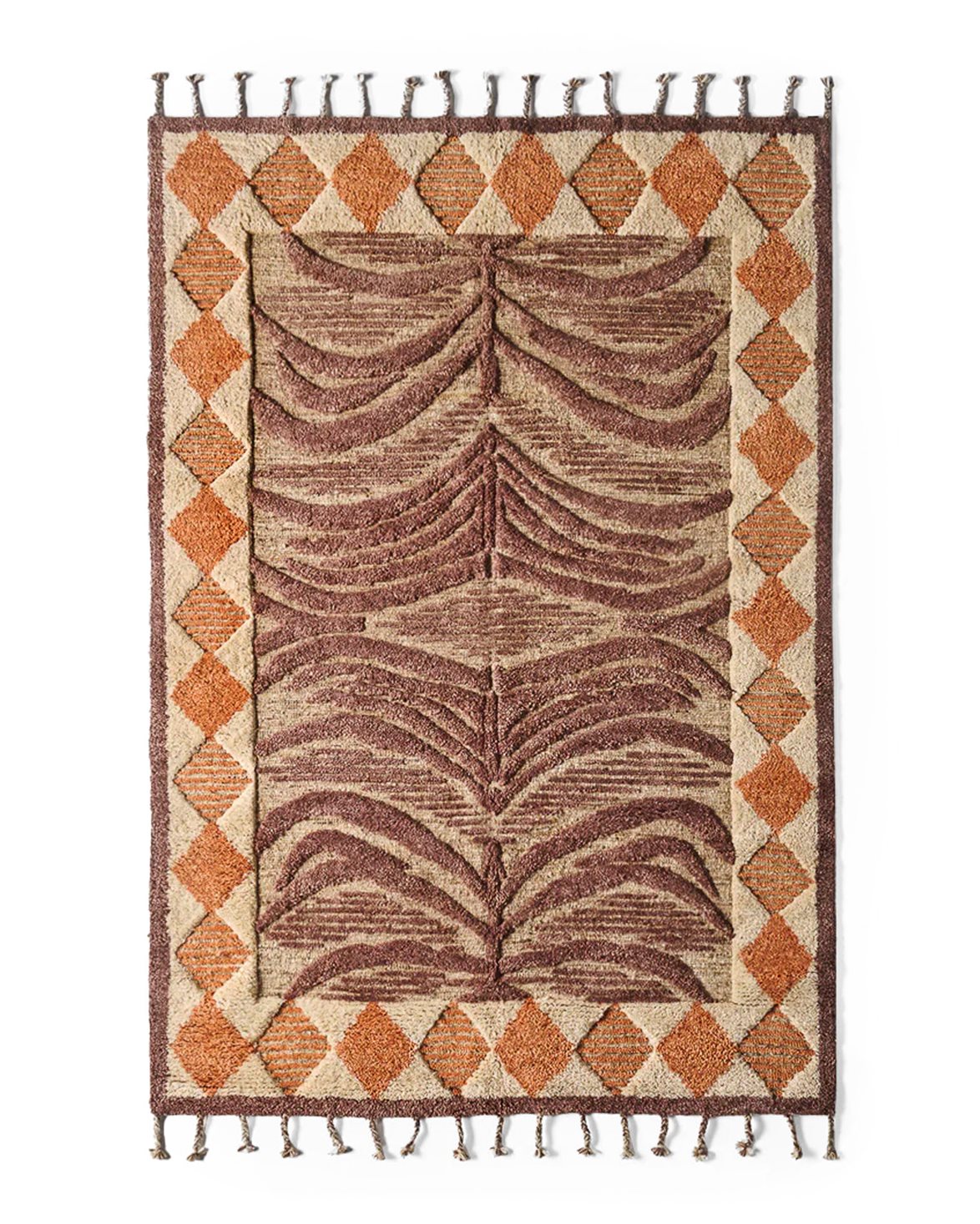 Wildcat Rug Burnt Brown