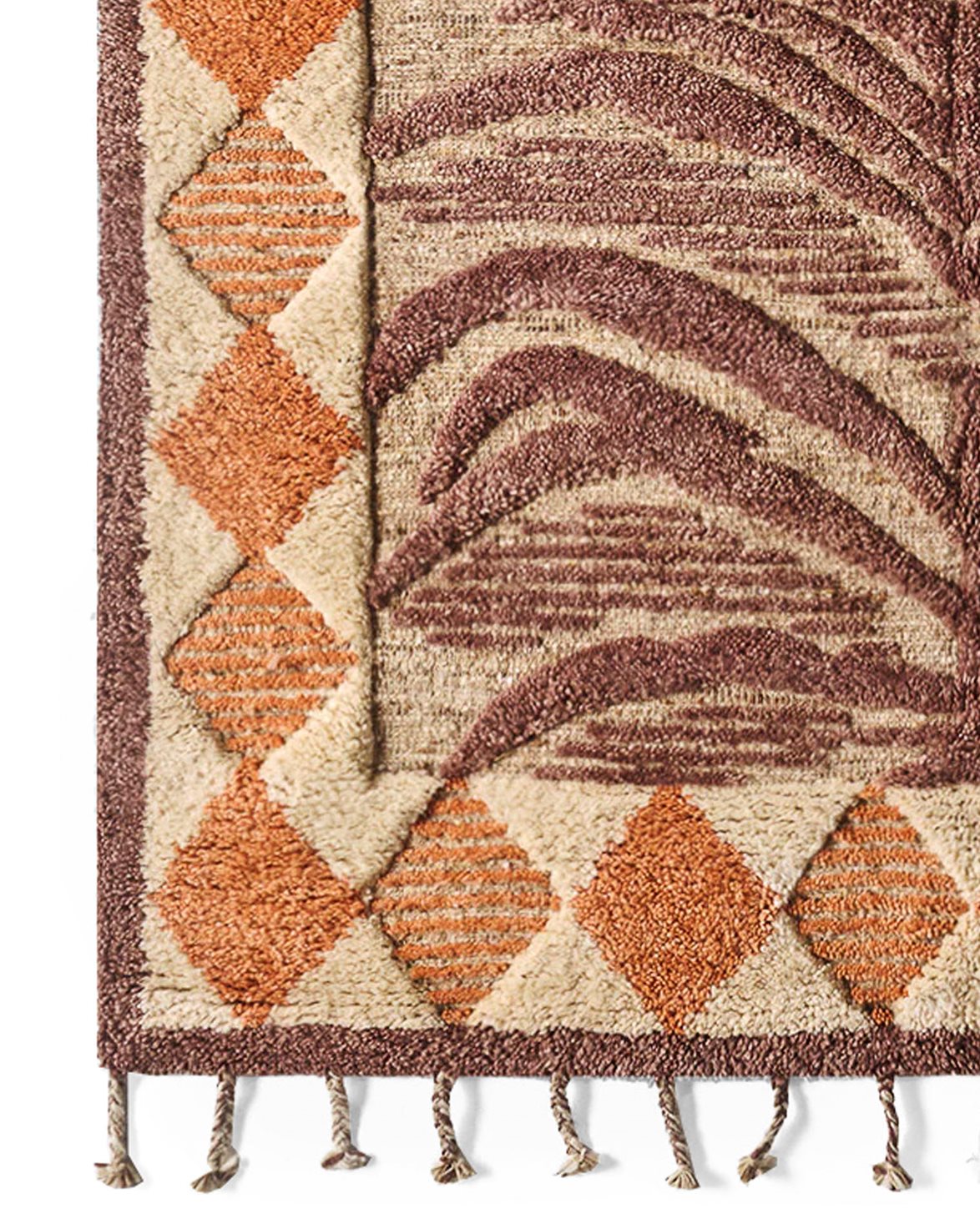 Wildcat Rug Burnt Brown