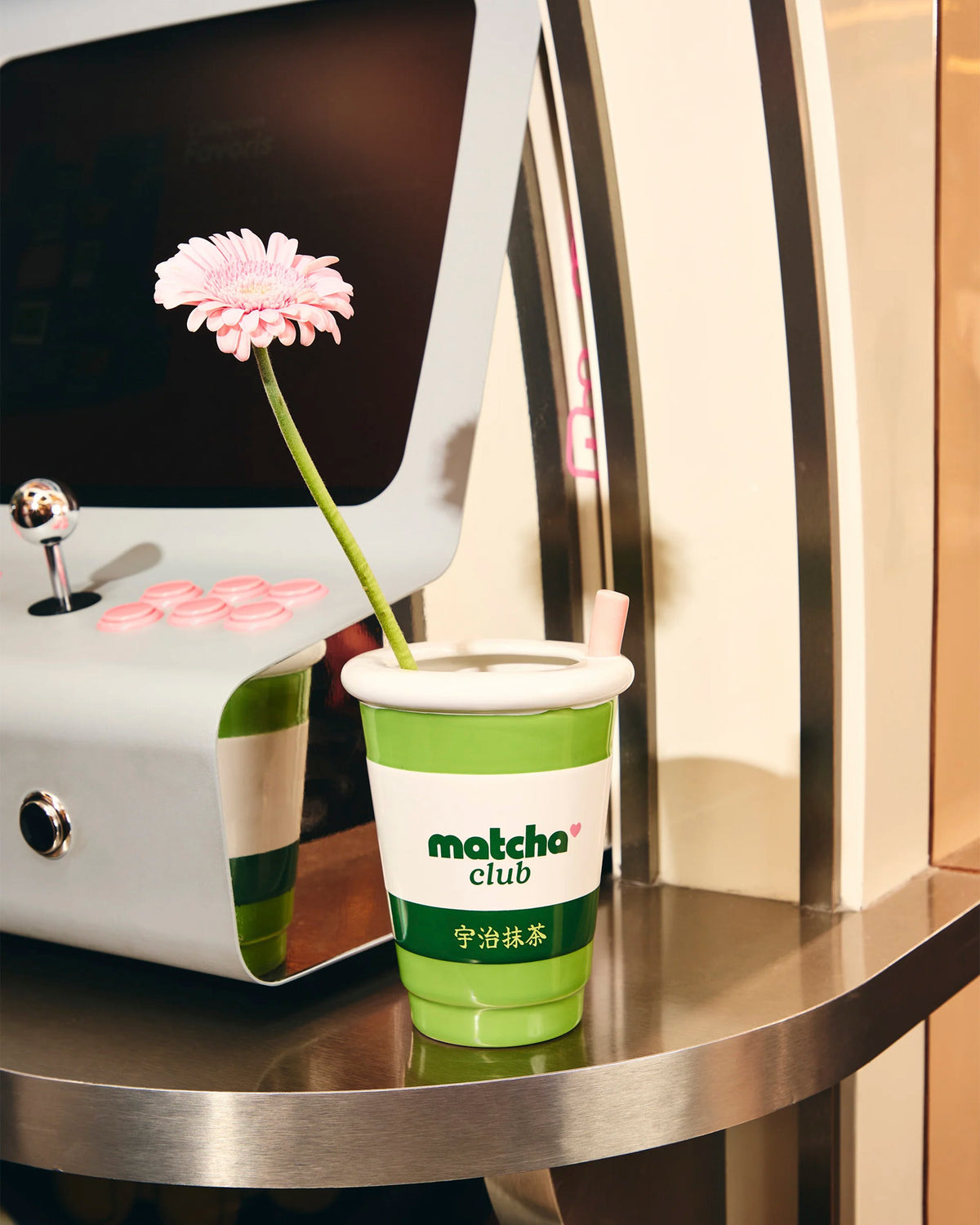 Vase Matcha Club Green